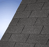 Superglass Roofing Shingles: Sparkling Black