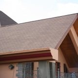 Dual brown shingles in Runda, Kenya