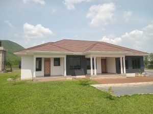 Stone Coated Roofing Tiles Two Tone Brown