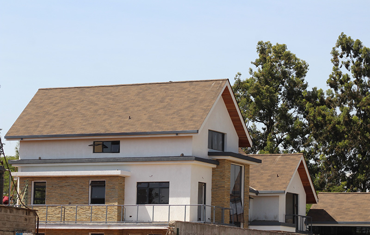rexe-roofing-Superglass-Autumn-brown-shingles